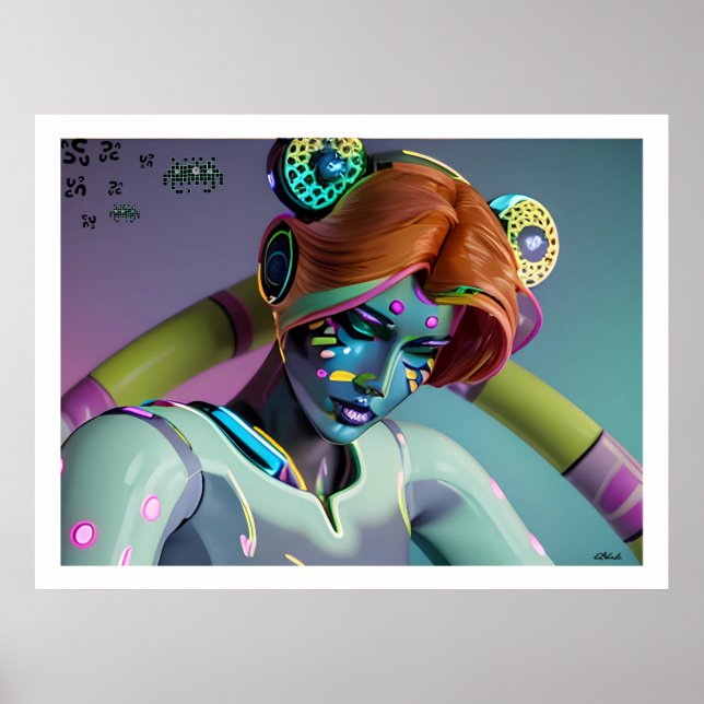 Poster Caught in the Curl IV (Frente)