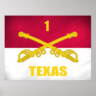 Póster Cavalaria de Texas