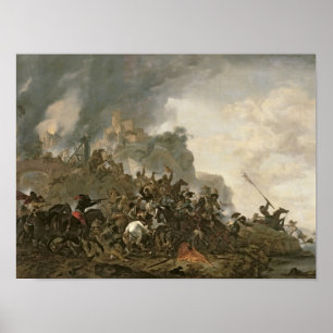 Poster Cavalaria que faz uma manobra