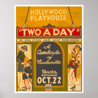 Poster CavalcadeVaudeville1938 WPA