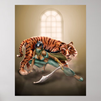 Poster Cavaleiro árabe