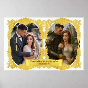 Poster Cavaleiro da Renascença Medieval Reconstituição Hi