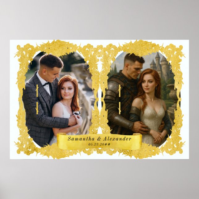 Poster Cavaleiro da Renascença Medieval Renfaire Foto Per (Frente)