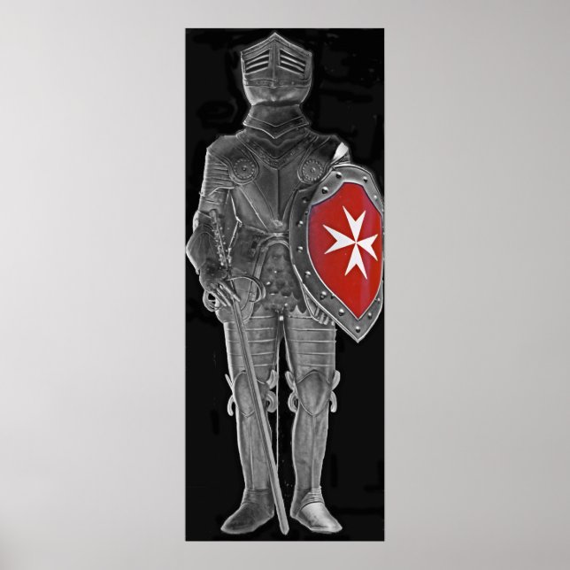 Póster Cavaleiro das Ruas John, Malta (1) (Frente)