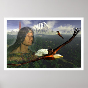 Poster Cavaleiro de vento