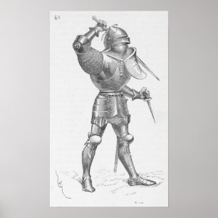 Poster Cavaleiro Desmontado