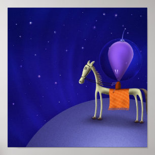 Póster Cavaleiro do cavalo
