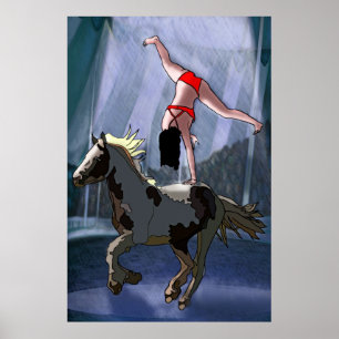 Poster Cavaleiro em pêlo