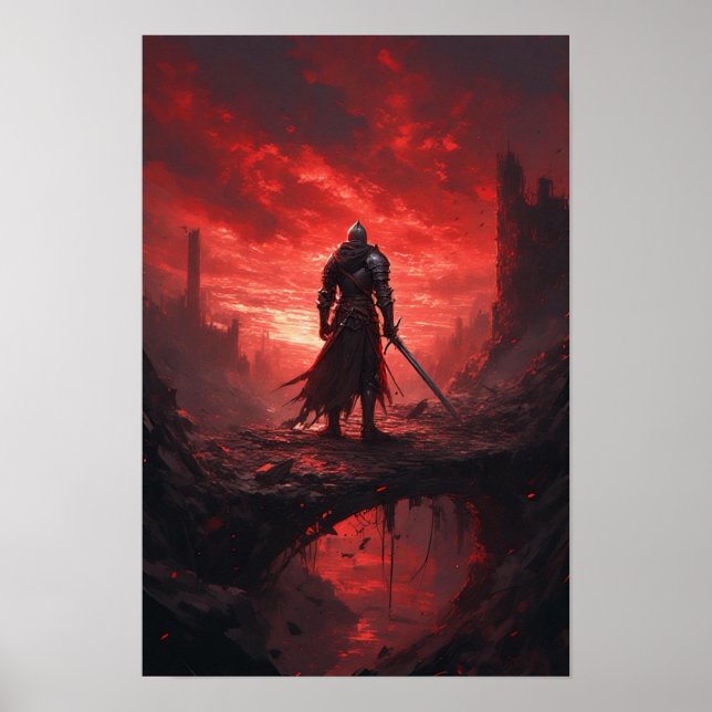 Poster Cavaleiro Épico (Frente)
