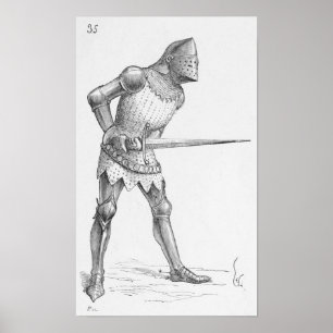 Póster Cavaleiro Francês