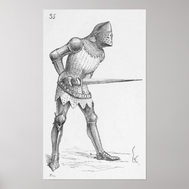 Póster Cavaleiro Francês (Frente)