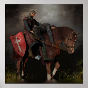 Póster Cavaleiro Hospitaller de St John