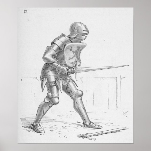 Póster Cavaleiro Inglês (Frente)