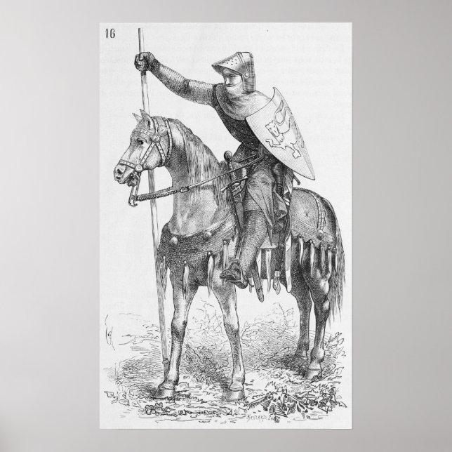 Poster Cavaleiro Inglês (Frente)