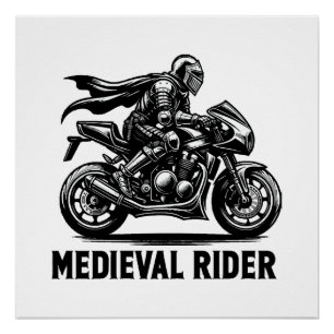 Póster Cavaleiro medieval