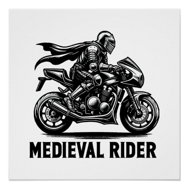 Póster Cavaleiro medieval (Frente)