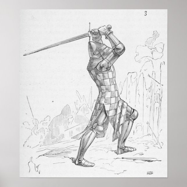 Póster Cavaleiro Medieval (Frente)