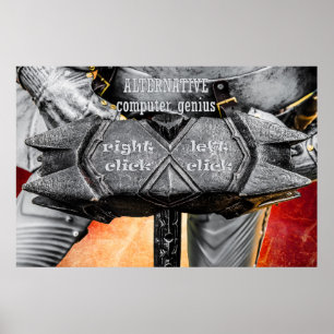 Poster Cavaleiro medieval - Genius de Computador Alternat