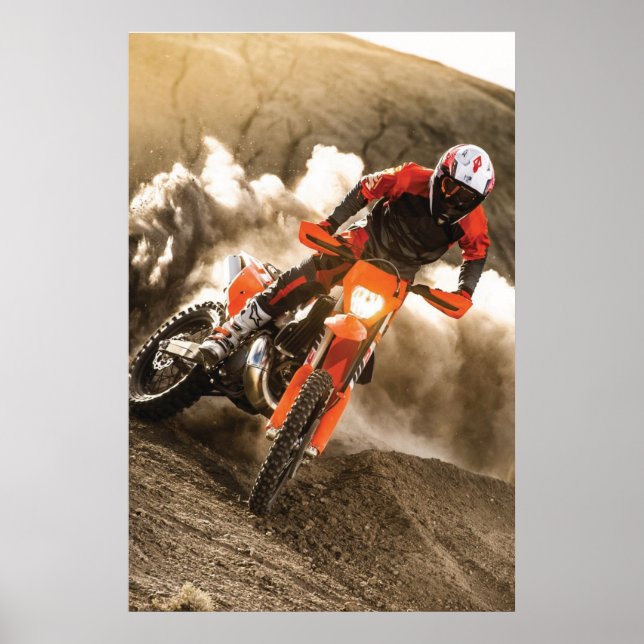 Poster Cavaleiro Motocross (Frente)