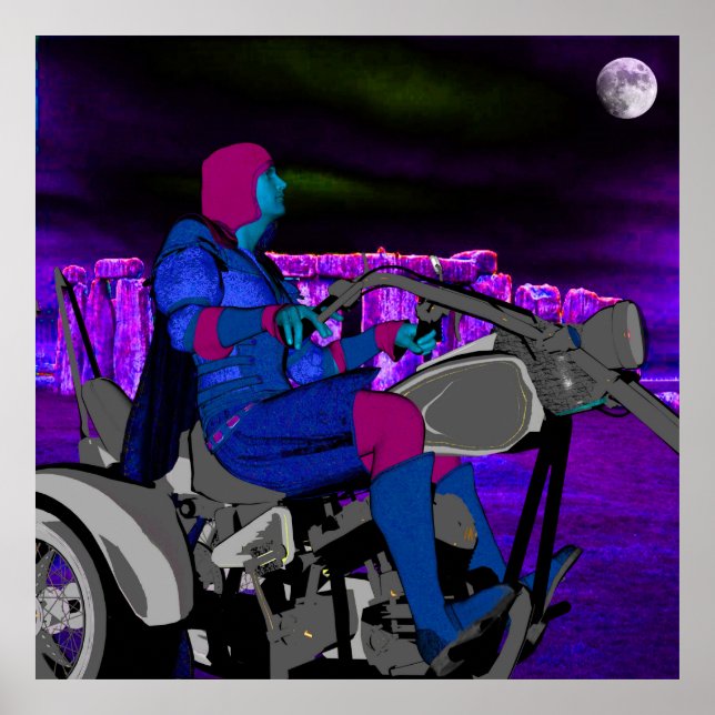 Poster Cavaleiro Noturno (Frente)