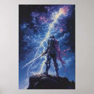 Poster Cavaleiro Solitário em Tempestade