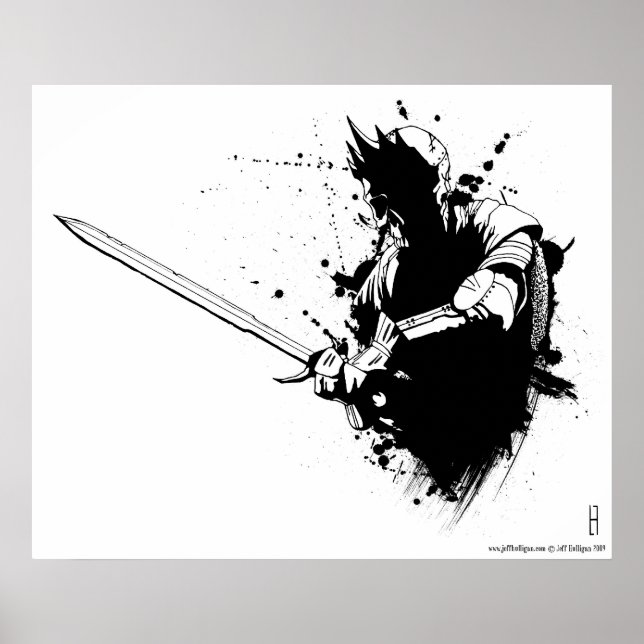 Póster Cavaleiro Sombra (Frente)