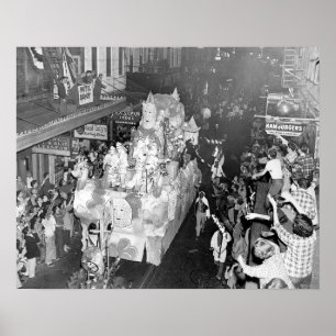 Poster Cavaleiros da Babilônia Nova Orleans Mardigras 195