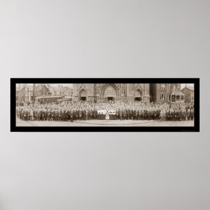 Póster Cavaleiros da foto 1914 de Columbo