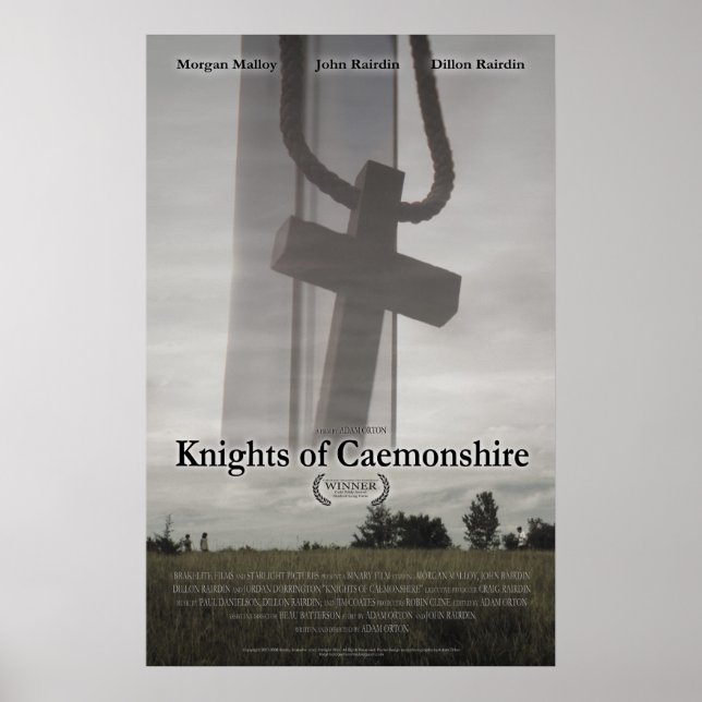 Póster Cavaleiros de Caemonshire com Prêmio (Frente)