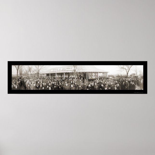 Poster Cavaleiros De Columbus Foto 1919 (Frente)