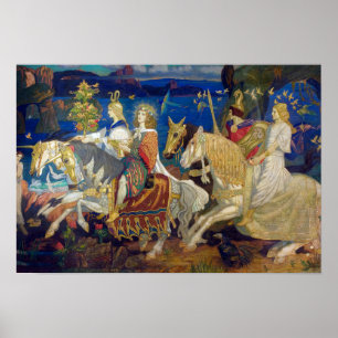 Poster Cavaleiros do Sidhe, c. 1911 por John Duncan