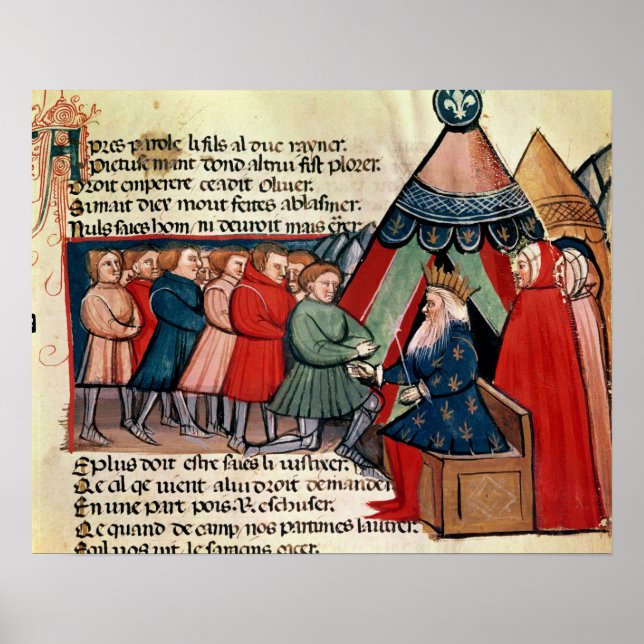 Poster Cavaleiros jurando sua lealdade (Frente)