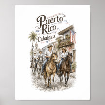 Cavalgada Puerto Rico Equitação 8x10