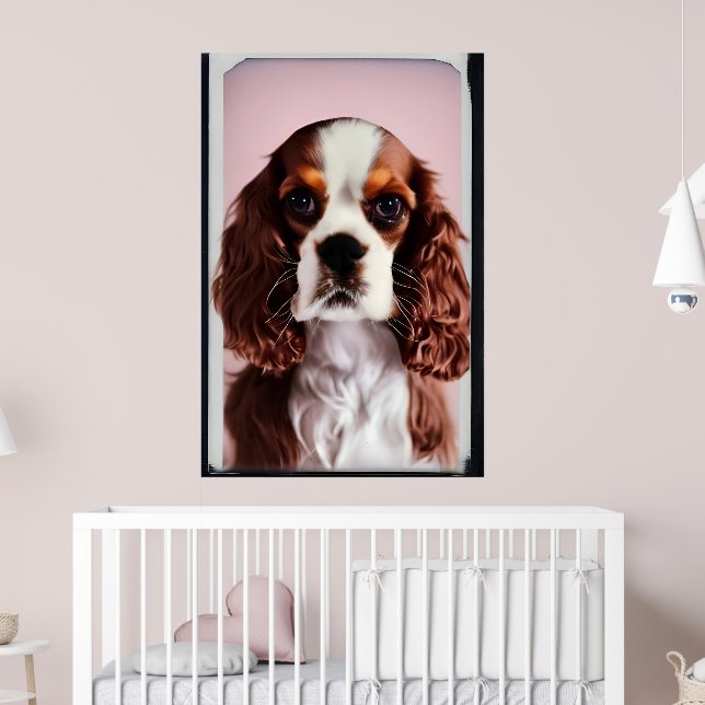 Poster cavalier king charles spaniel AI7 (Berçário 2)