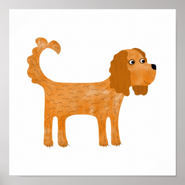 Poster Cavalier King Charles Spaniel Cão (Frente)