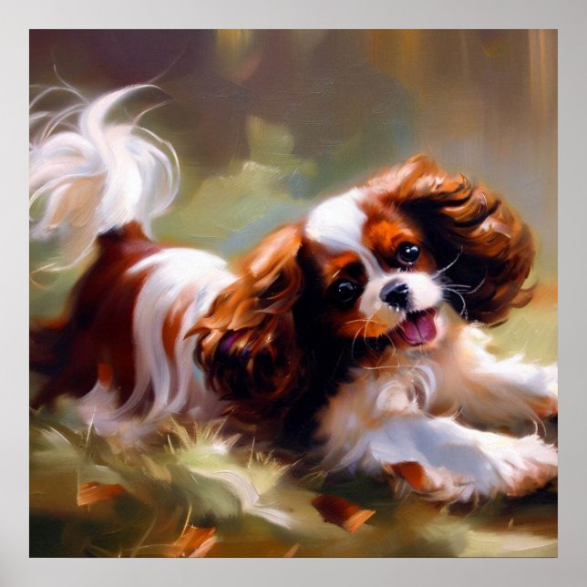 Poster Cavalier King Charles Spaniel Dog (Frente)