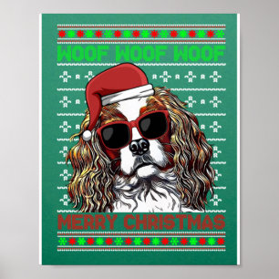 Poster Cavalier King Charles Spaniel Dog Feliz Chris
