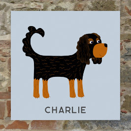 Poster Cavalier King Charles Spaniel Dog Personalizado