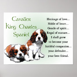 Poster Cavalier King Charles Spaniel Gifts