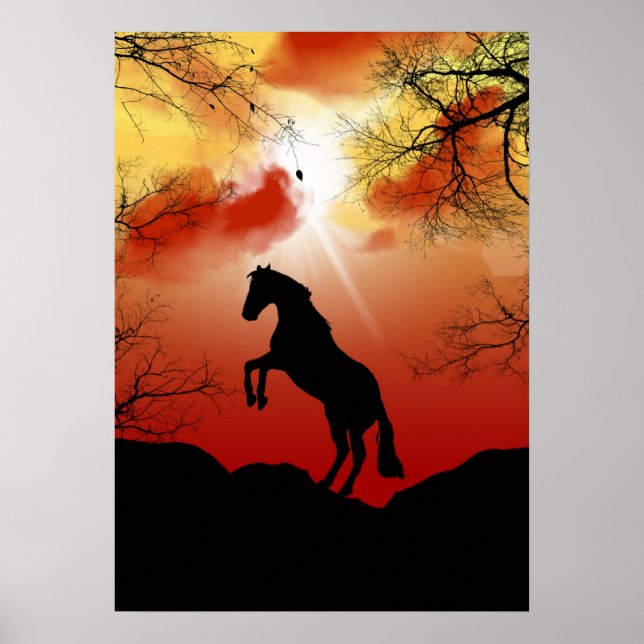 Póster Cavalo (Frente)