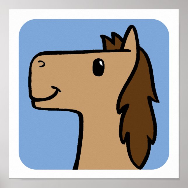 Póster Cavalo (Frente)