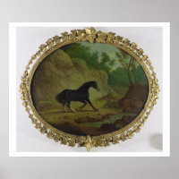 Cavalo Assustado por Cobra, 1792 (óleo na canvas)