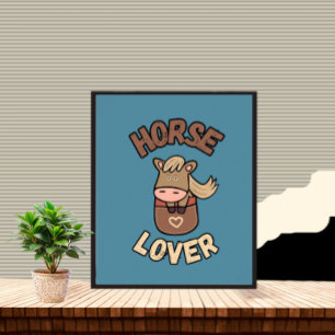 Poster Cavalo bonito no bolso