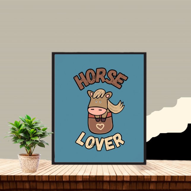 Poster Cavalo bonito no bolso (Criador carregado)