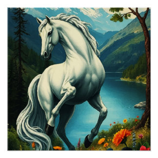 PÓSTER CAVALO BRANCO