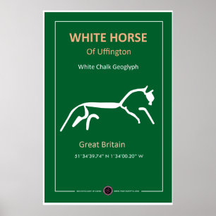 Poster Cavalo Branco de Uffington