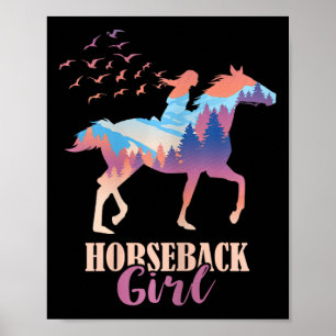 Poster Cavalo Cavaleiro Cavaleiro Cavaleiro Andando Caval