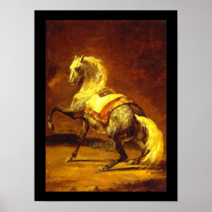 PÓSTER CAVALO DE CINZA DAPPLED