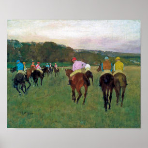 Poster Cavalo de Corrida Longchamp, Edgar Degas