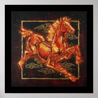 Poster Cavalo de Fogo